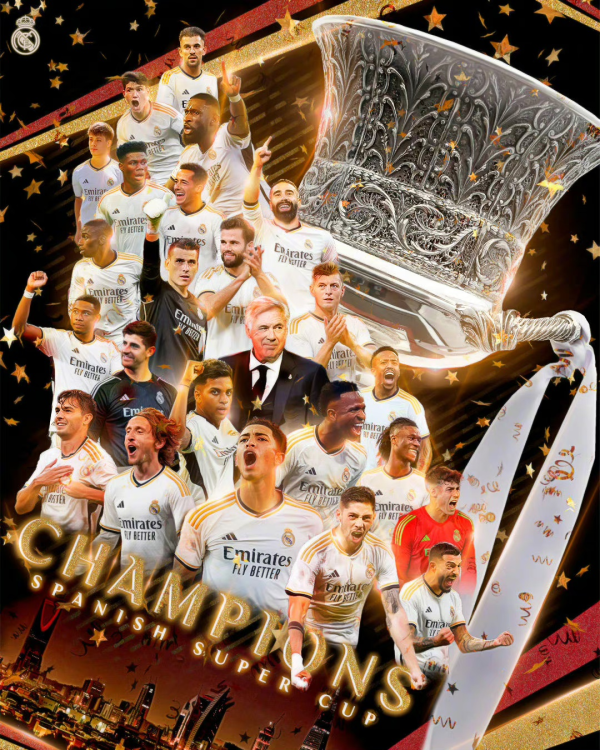 Första mästerskapet 2024, Real Madrid svepte Barcelona för att vinna den spanska supercupen